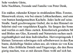 Eröffnungsrede Denk-Haus Dachau von Bärbel Schäfer