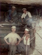 1967 - Ofen-Abbruch 1967 - Abbruch des Dampfbackofens