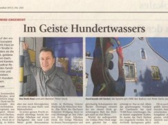Einige Zeitungsartikel zum Hunderwasserhaus